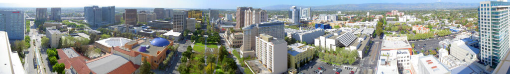 Panoramic of Downtown San Jose